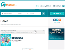 Tablet Screenshot of mnbarbingo.com